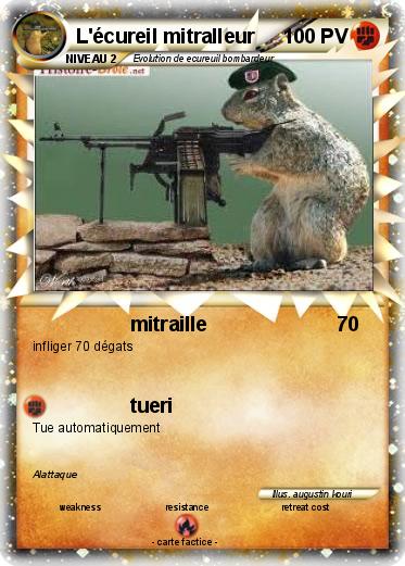 Pokemon L'écureil mitralleur