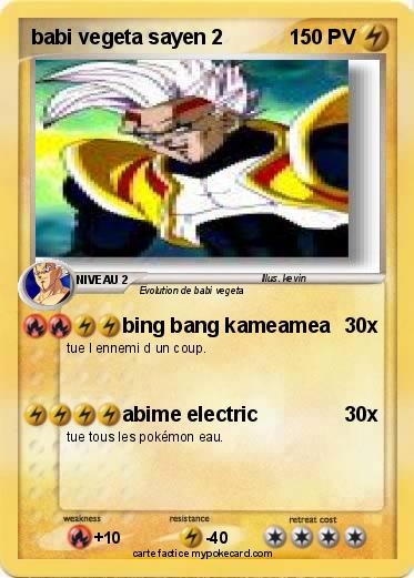 Pokemon babi vegeta sayen 2