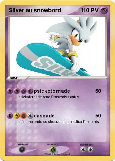 Pokemon Silver au snowbord