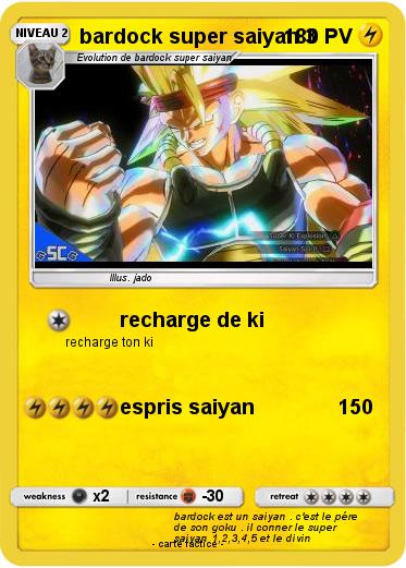 Pokemon bardock super saiyan 3