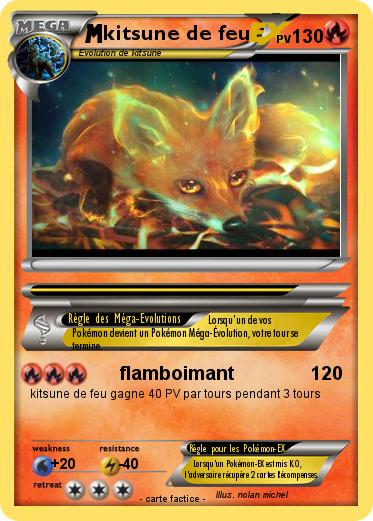 Pokemon kitsune de feu