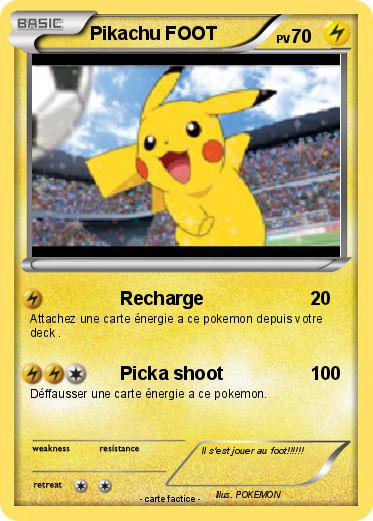 Pokemon Pikachu FOOT