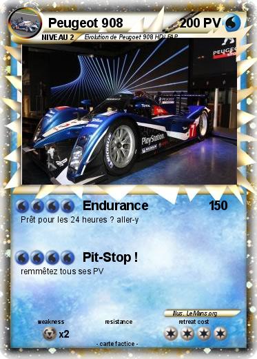 Pokemon Peugeot 908