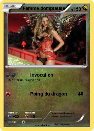 Pokemon Femme dompteuse