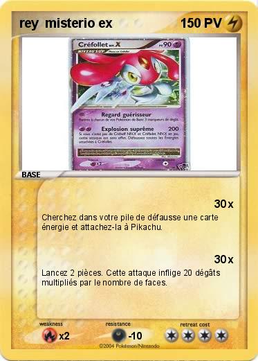 Pokemon rey  misterio ex
