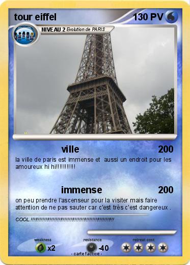 Pokemon tour eiffel