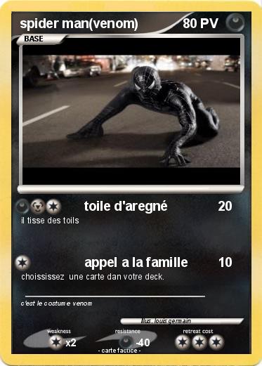 Pokemon spider man(venom)