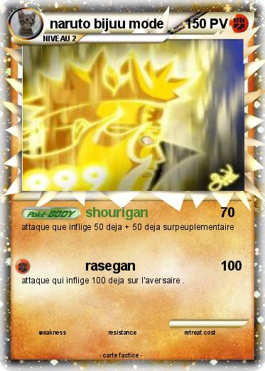 Pokemon naruto bijuu mode