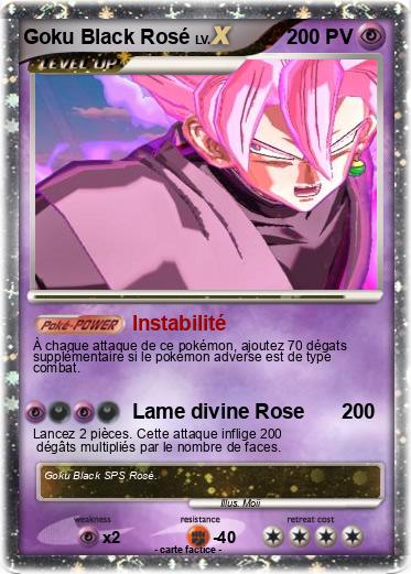 Pokemon Goku Black Rosé
