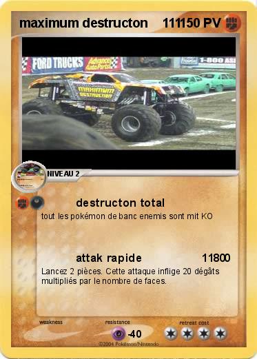 Pokemon maximum destructon    111