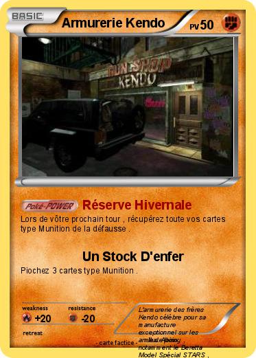 Pokemon Armurerie Kendo