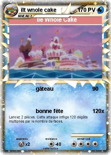 Pokemon îlt wnole cake