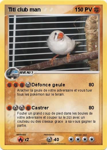 Pokemon Titi club man