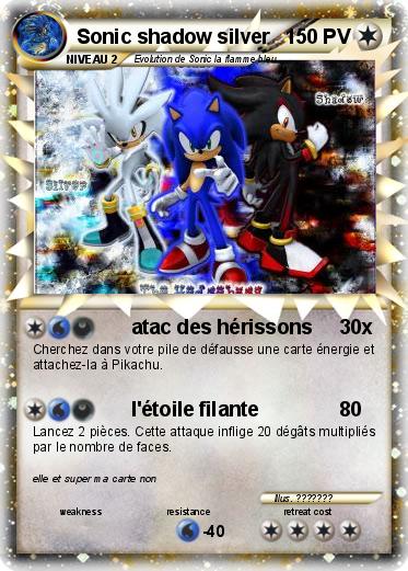 Pokemon Sonic shadow silver