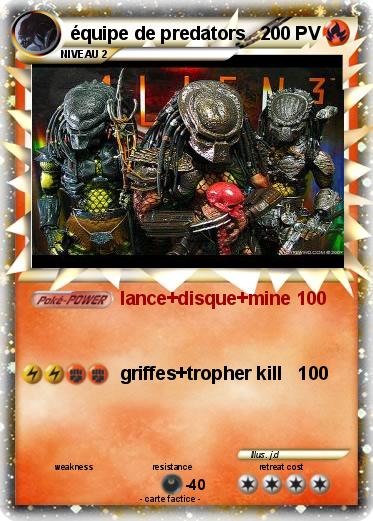 Pokemon équipe de predators