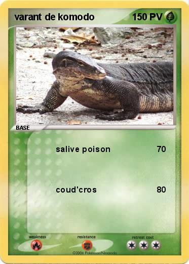 Pokemon varant de komodo