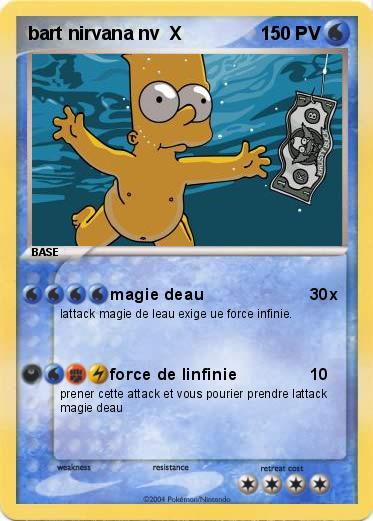 Pokemon bart nirvana nv  X