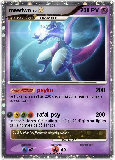Pokemon mewtwo