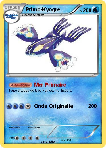 Pokemon Primo-Kyogre