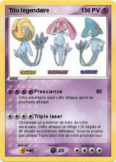 Pokemon Trio légendaire