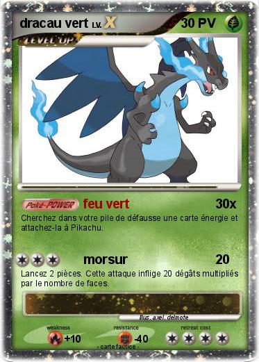 Pokemon dracau vert