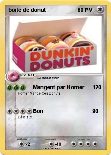 Pokemon boite de donut