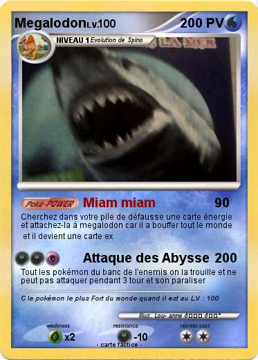 Pokemon Megalodon