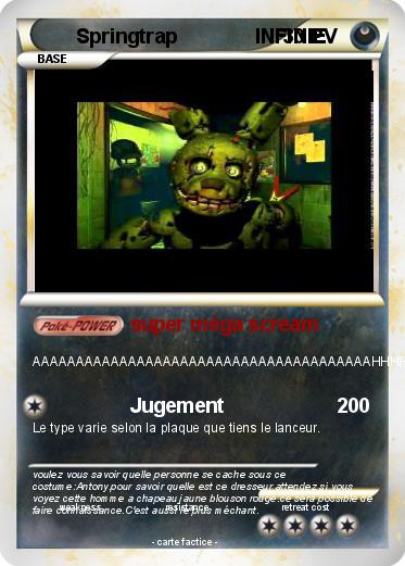 Pokemon Springtrap              INFINIE