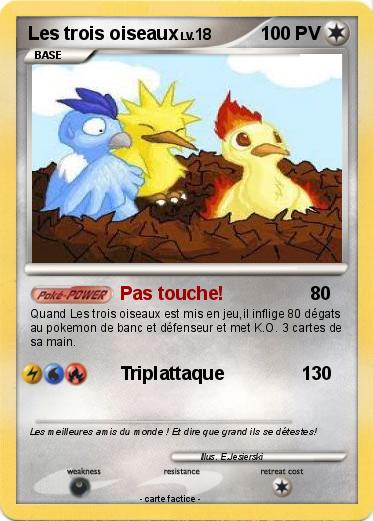 Pokemon Les trois oiseaux