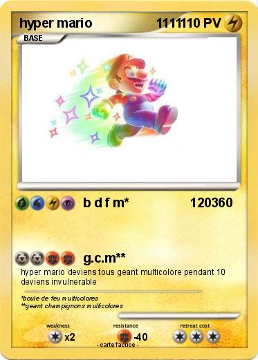 Pokemon hyper mario                  1111