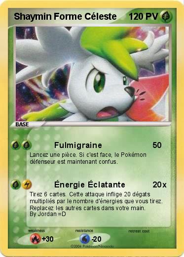 Pokemon Shaymin Forme Céleste