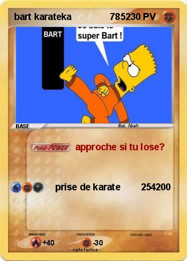 Pokemon bart karateka               7852
