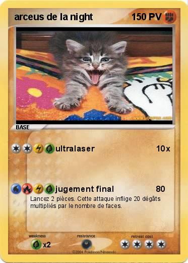 Pokemon arceus de la night