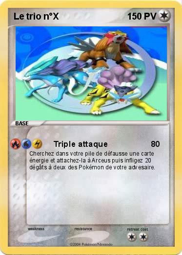 Pokemon Le trio n°X