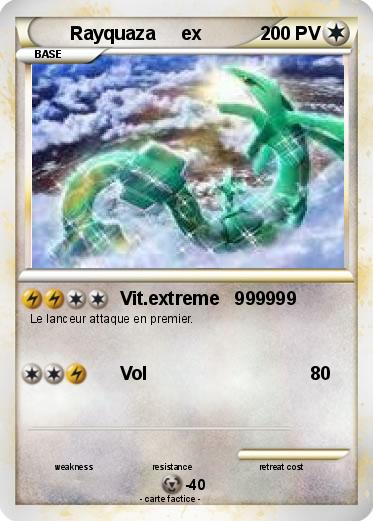 Pokemon Rayquaza     ex