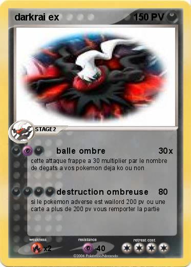 Pokemon darkrai ex