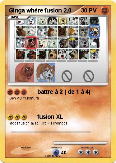 Pokemon Ginga whère fusion 2,0