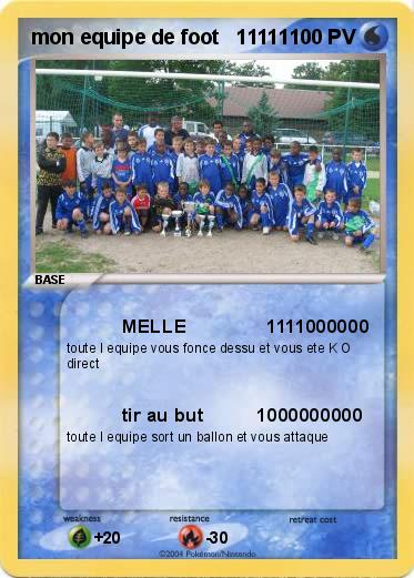 Pokemon mon equipe de foot   11111