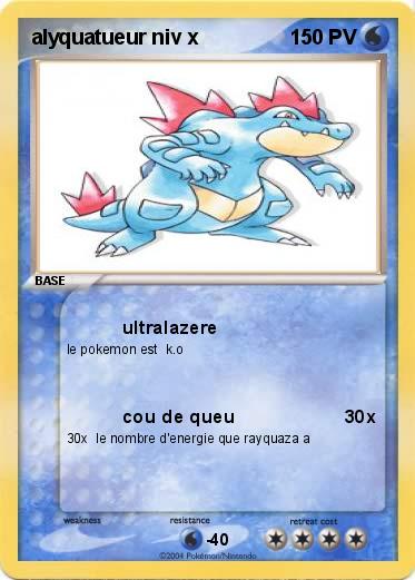 Pokemon alyquatueur niv x