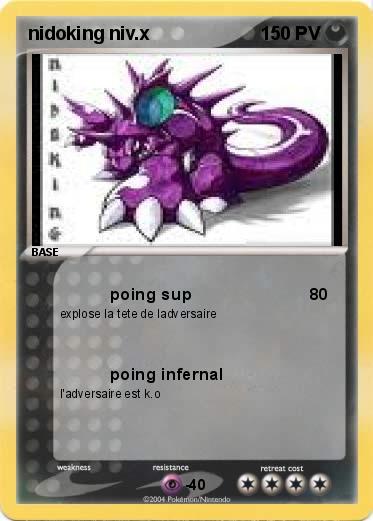 Pokemon nidoking niv.x