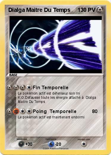 Pokemon Dialga Maitre Du Temps
