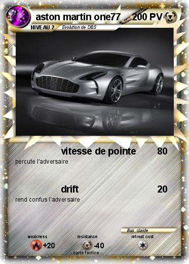 Pokemon aston martin one77