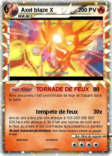 Pokemon Axel blaze X