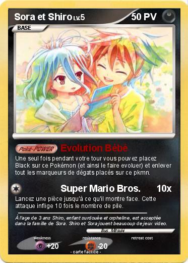 Pokemon Sora et Shiro