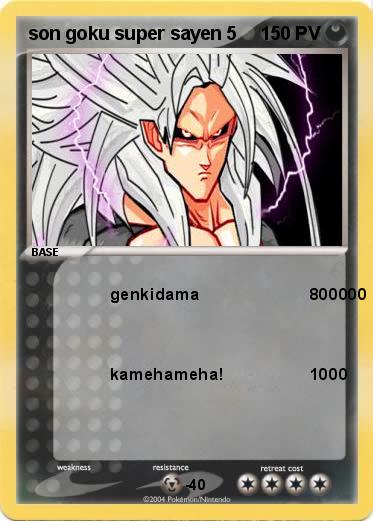 Pokemon son goku super sayen 5