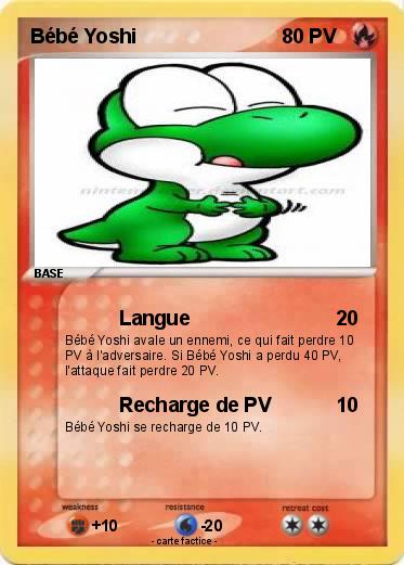 Pokemon Bébé Yoshi