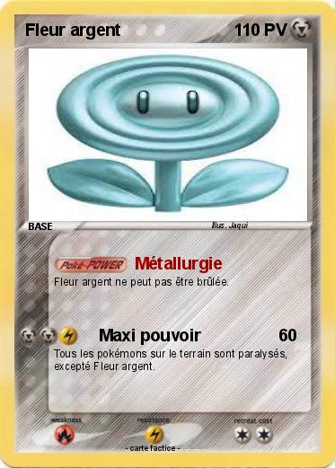 Pokemon Fleur argent