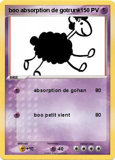Pokemon boo absorption de gotrunk