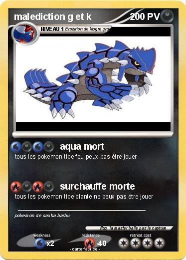 Pokemon malediction g et k