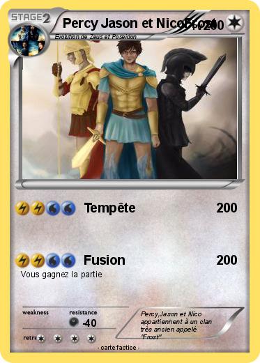 Pokemon Percy Jason et NicoFrost